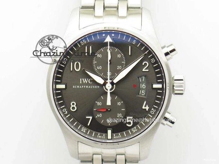 MIROTIME 0416 Attractive Aquatimer Chrono SS RSF 1:1 Best Edition Blue Dial on Blue Rubber Strap A 7056